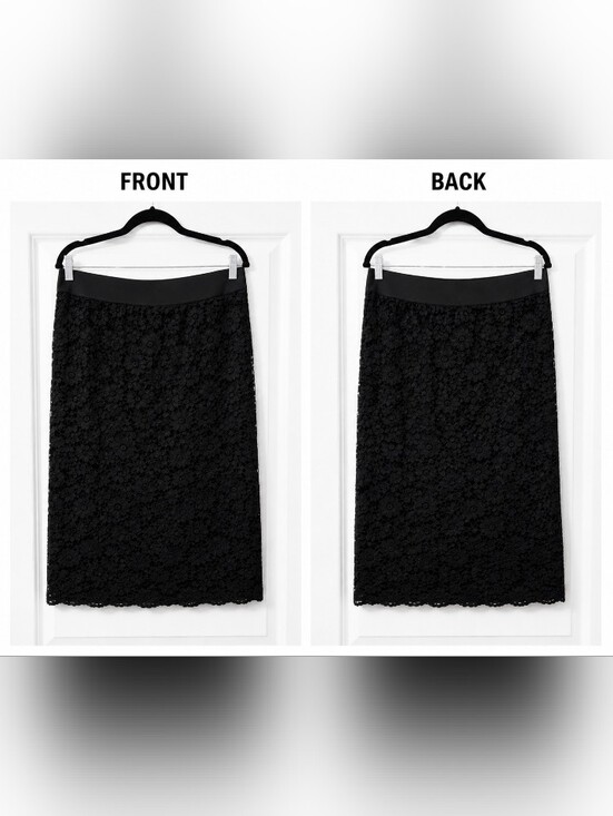 Worthington Dresses & Skirts - Worthington Whimsigoth Goth Chic Office Siren Tumblr 2014 Lace Skirt Size Large